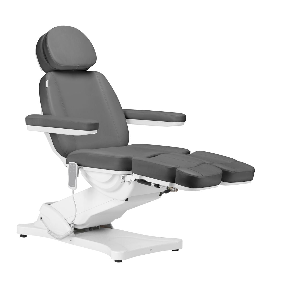 Elektrisk behandlingsstol SILLON CLASSIC 3 motorer med pedi cradle grå