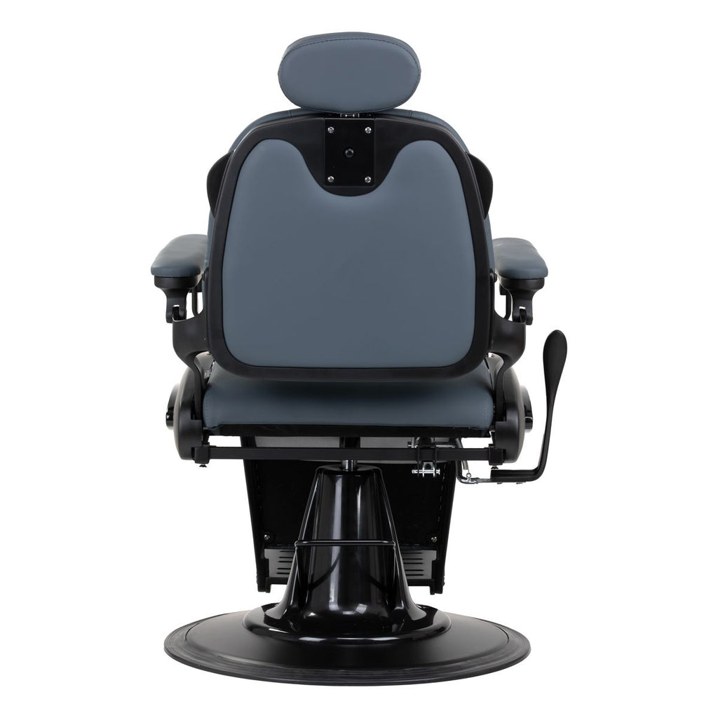 Barber's stol Gabbiano Francesco graphite med svart base second class