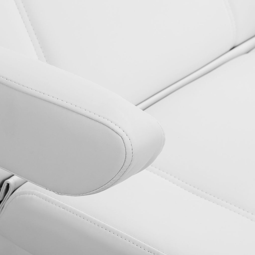 Azzurro Lux elektrisk behandlingsstol pedi 3 motorer hvit