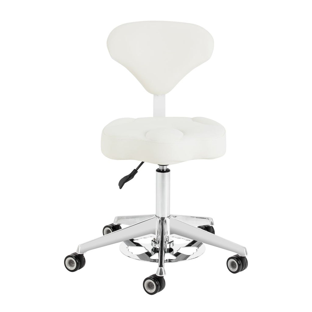Arbeidsstol Azzurro 156-F bump-up hvit