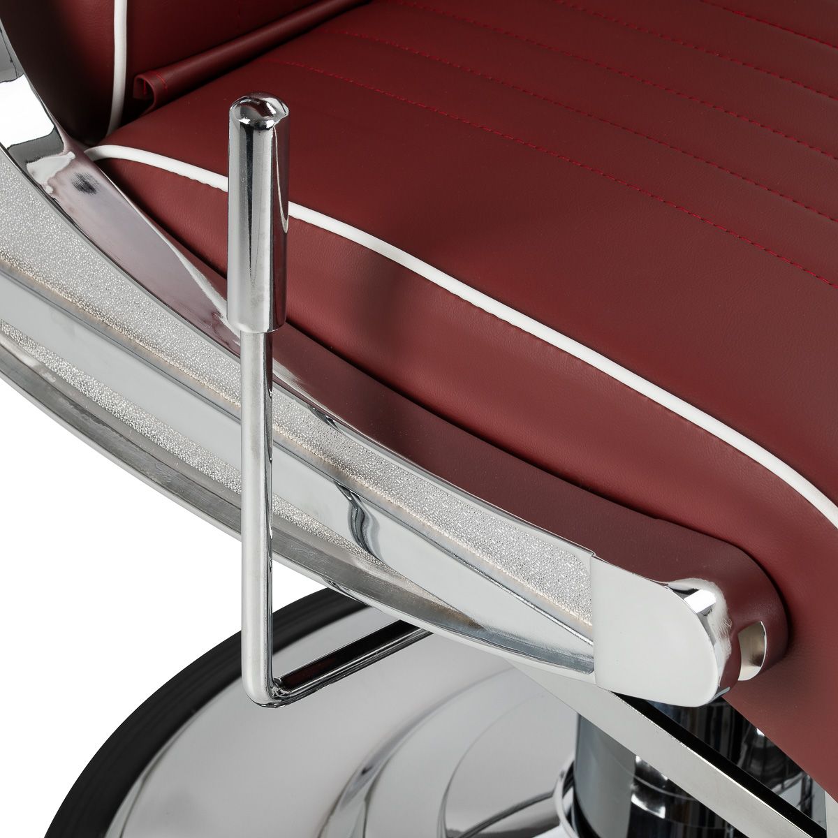 Gabbiano Visionerio barberstol rød krom frame