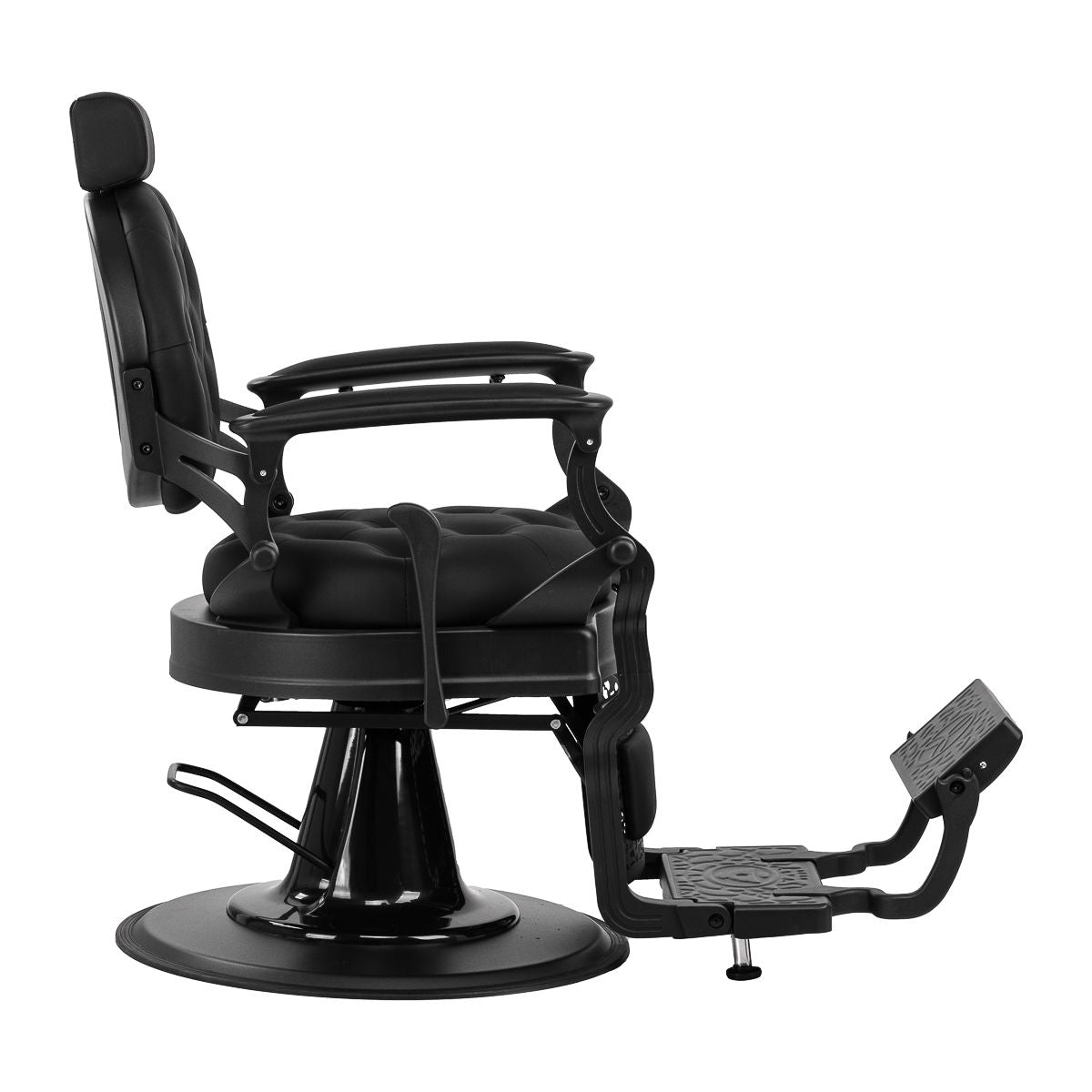 Barberstol Gabbiano Niccolo svart med svart base