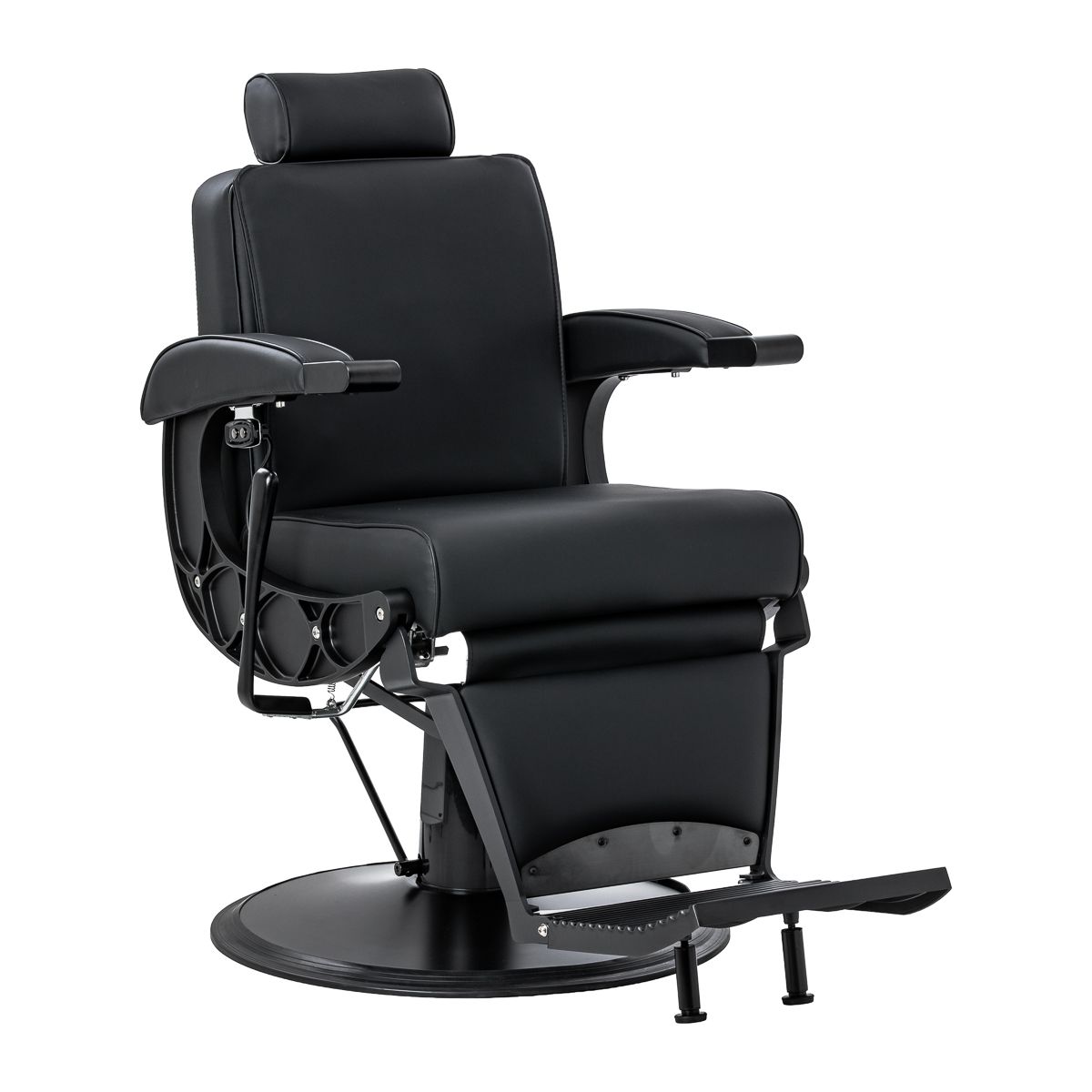 Barberstol med massasje function Gabbiano Continental svart