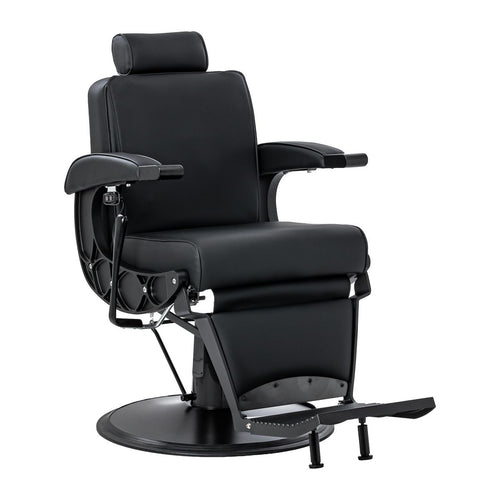 Barberstol med massasje function Gabbiano Continental svart