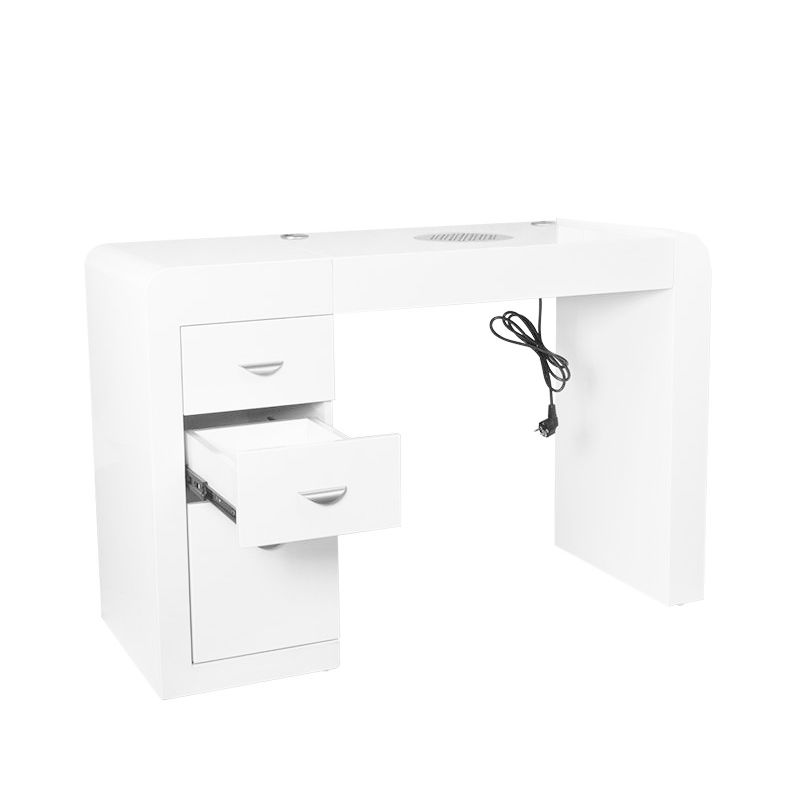 Salong arbeidsbord 312 hvit høyre