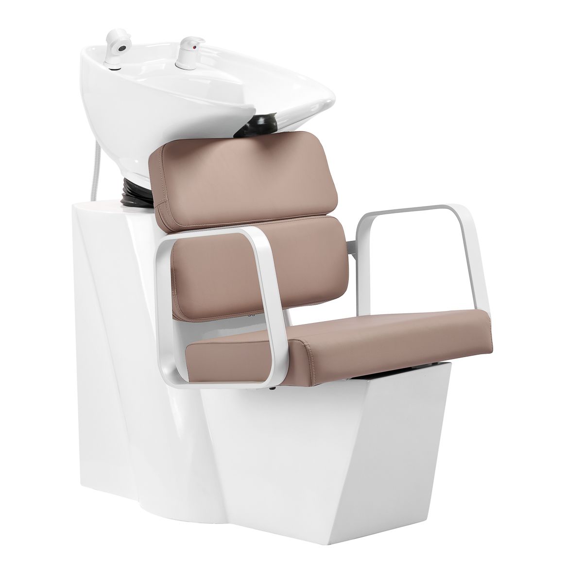 Gabbiano Porto frisørvask hvit beige