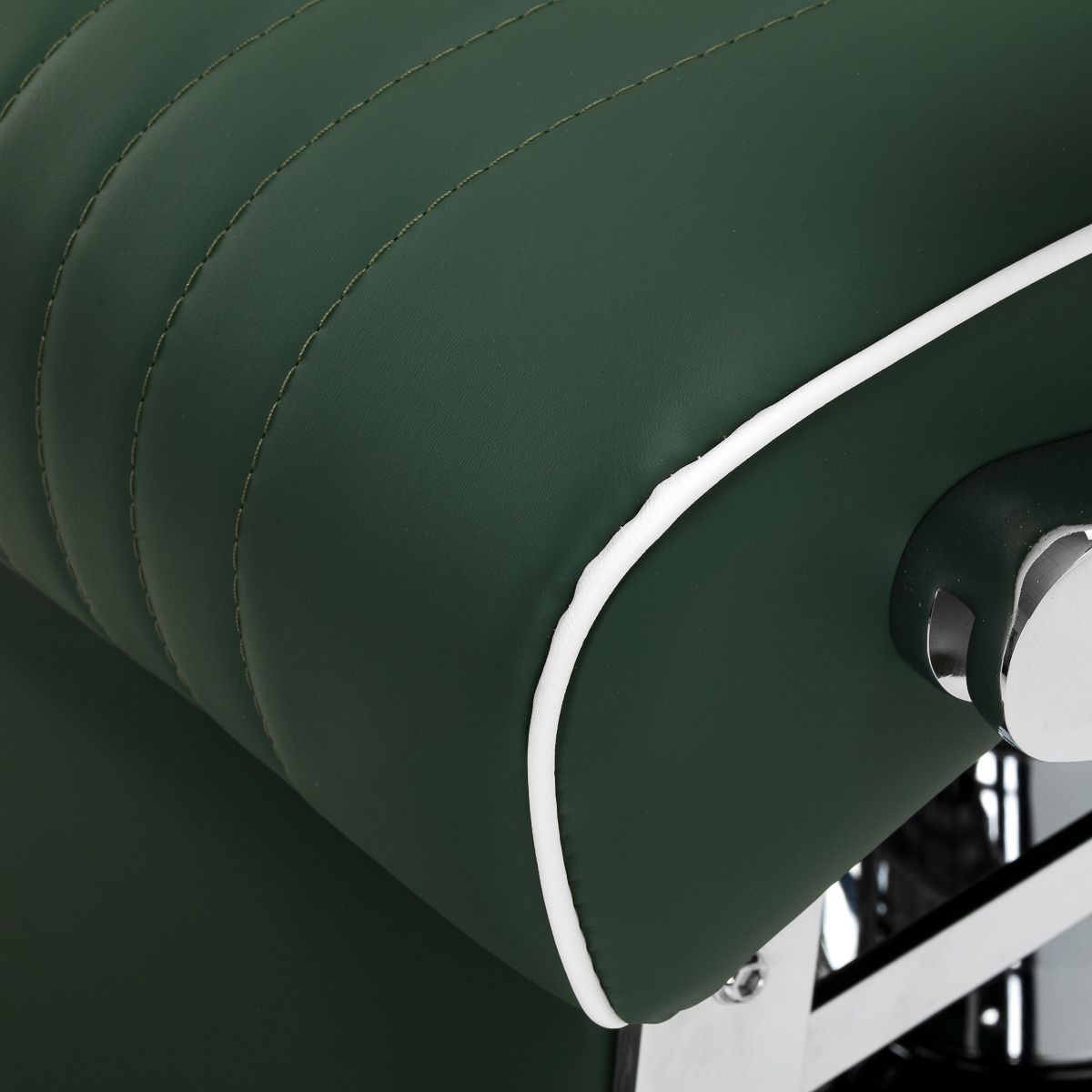 Gabbiano Visionerio barberstol grønn krom frame