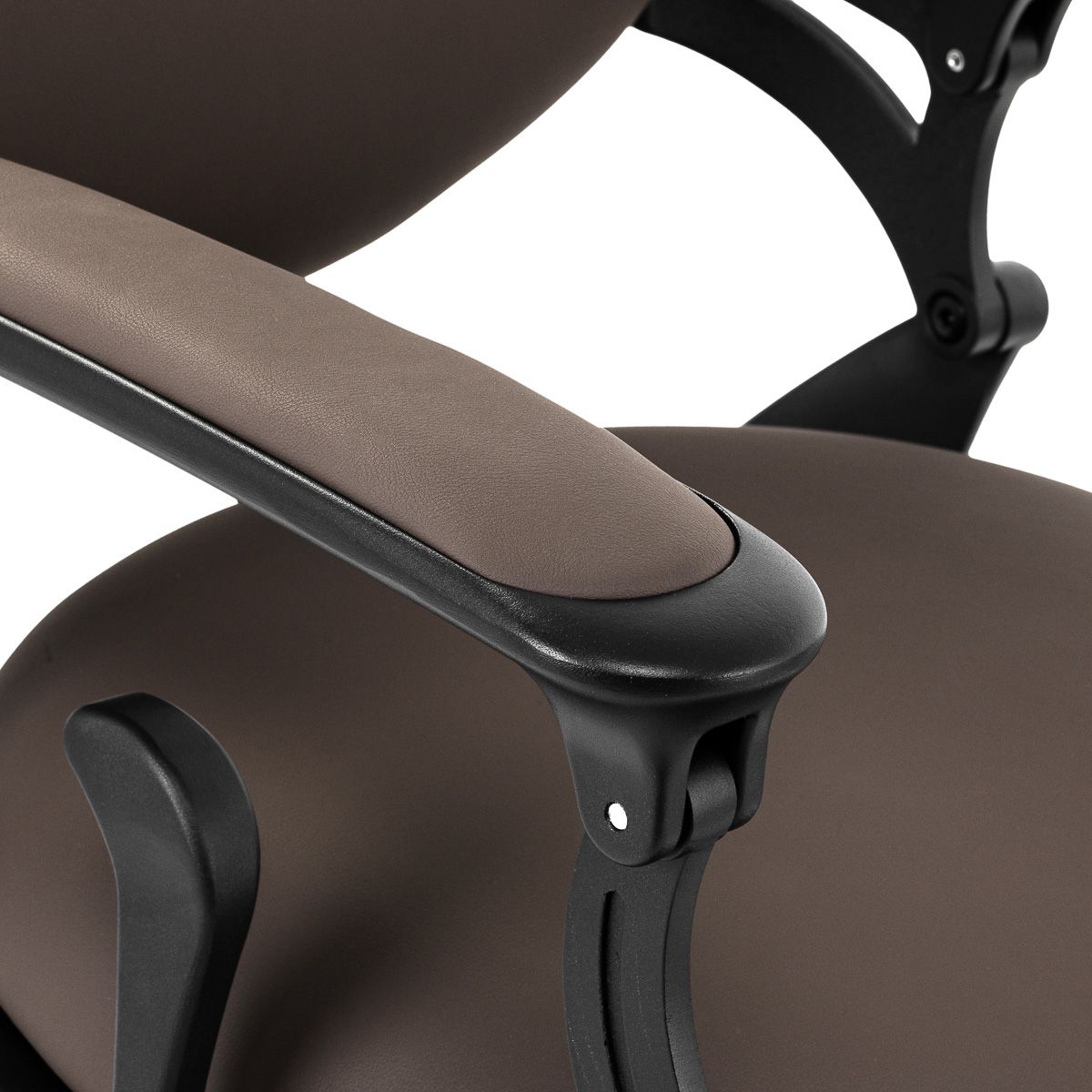 Barberstol Gabbiano Niccolo brun buttonless