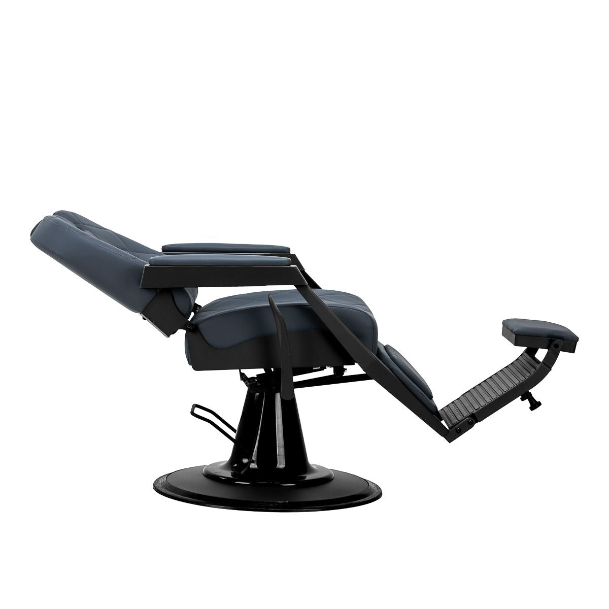 Gabbiano barberstol Bruno steel blå med svart base