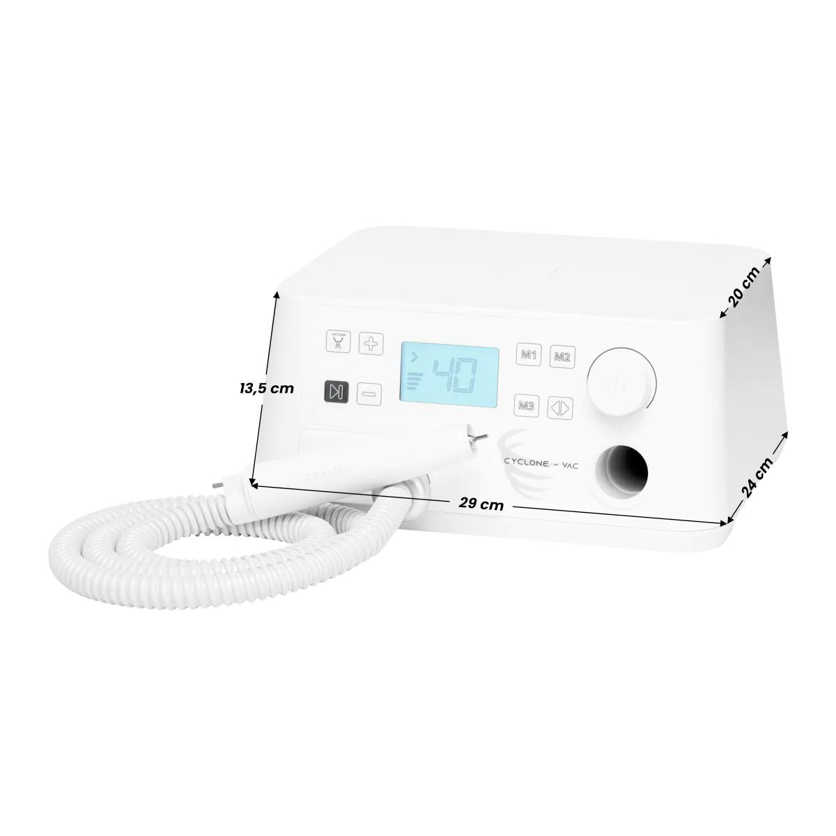KIT: Saeyang Marathon Cyclone-Vac fotpleie neglefreser med støvavsug + Mini 969 storage enhet
