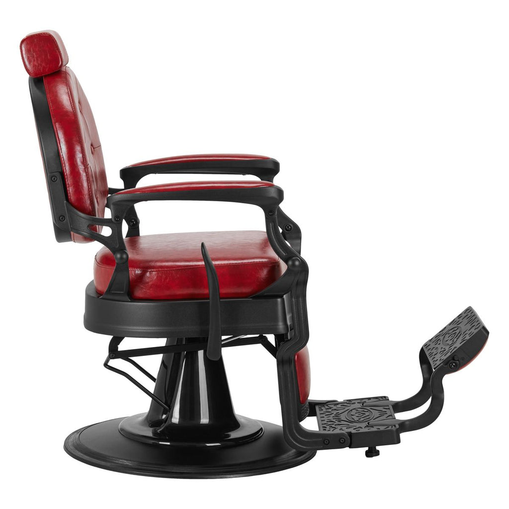 Barberstol President rød