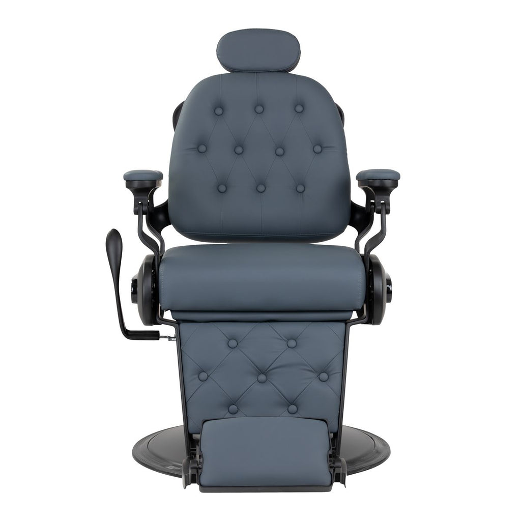 Barber's stol Gabbiano Francesco graphite med svart base second class