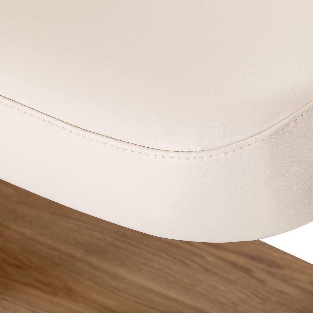 SPA lounger Sillon Relax kremfarget med lysebrun base