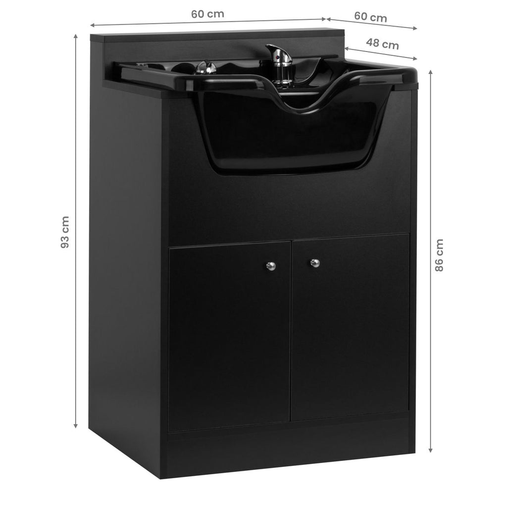 GABBIANO BARBER WASHING STATION BB06 svart
