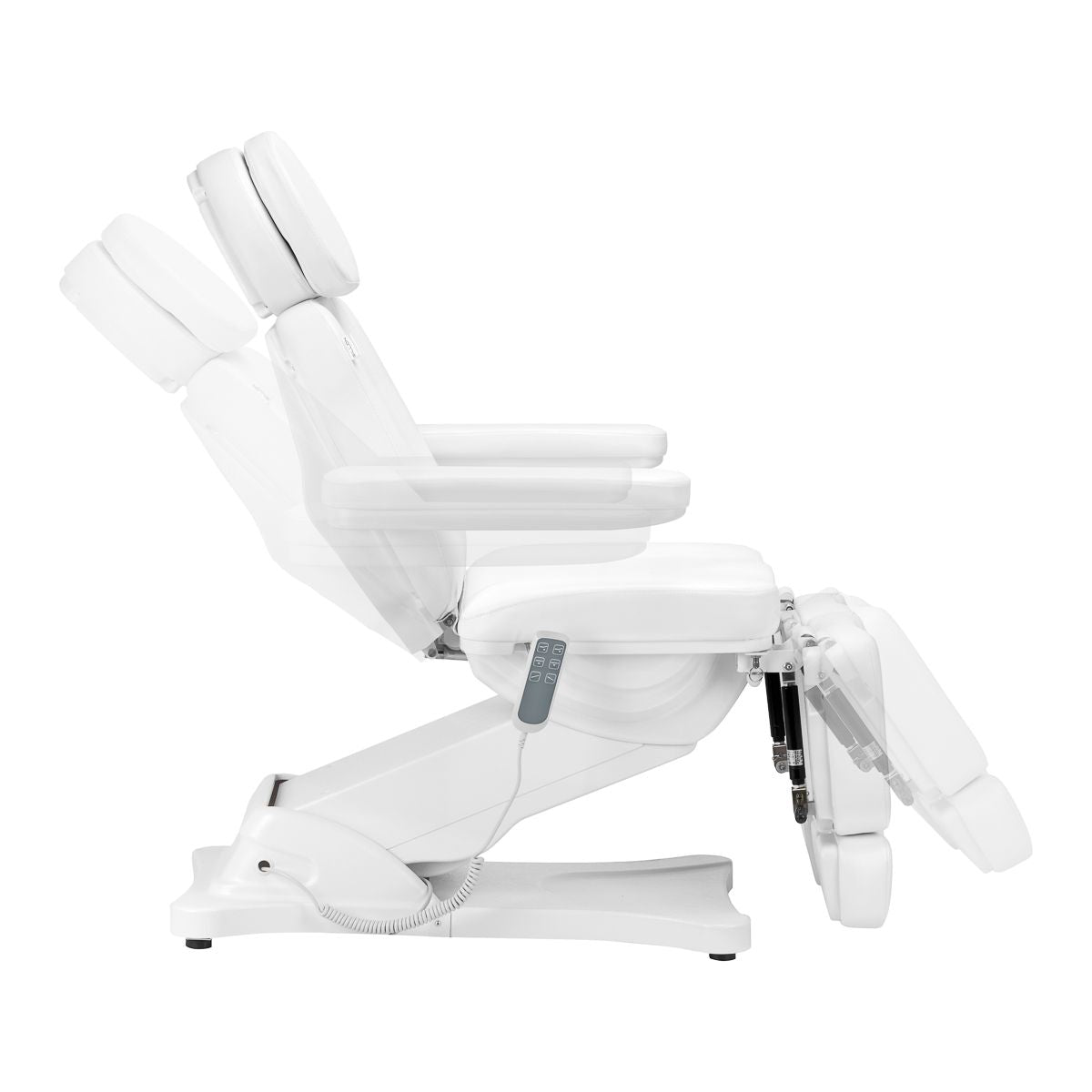Elektrisk behandlingsstol SILLON CLASSIC 3 motorer med pedi cradle hvit