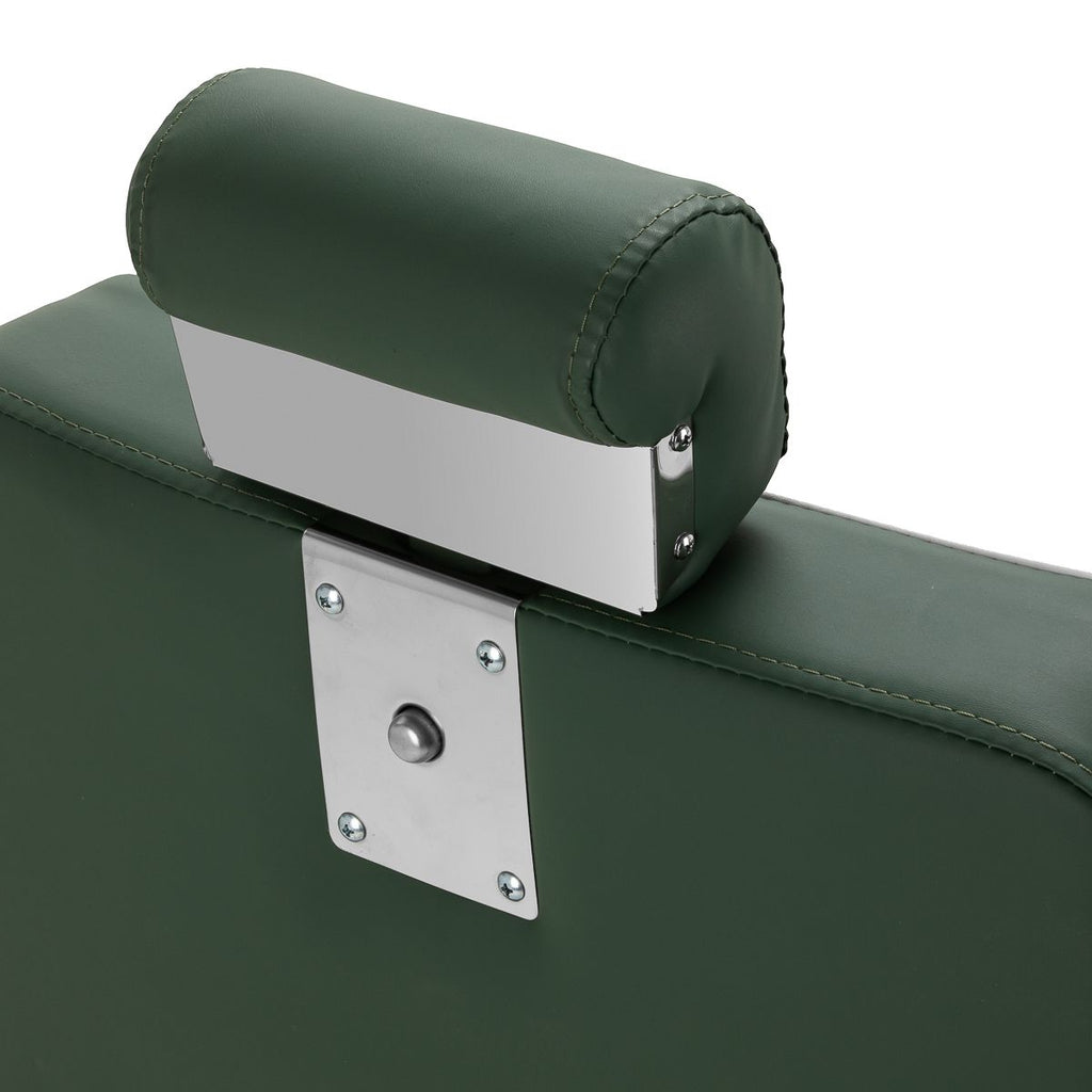 Gabbiano Visionerio barberstol grønn krom frame
