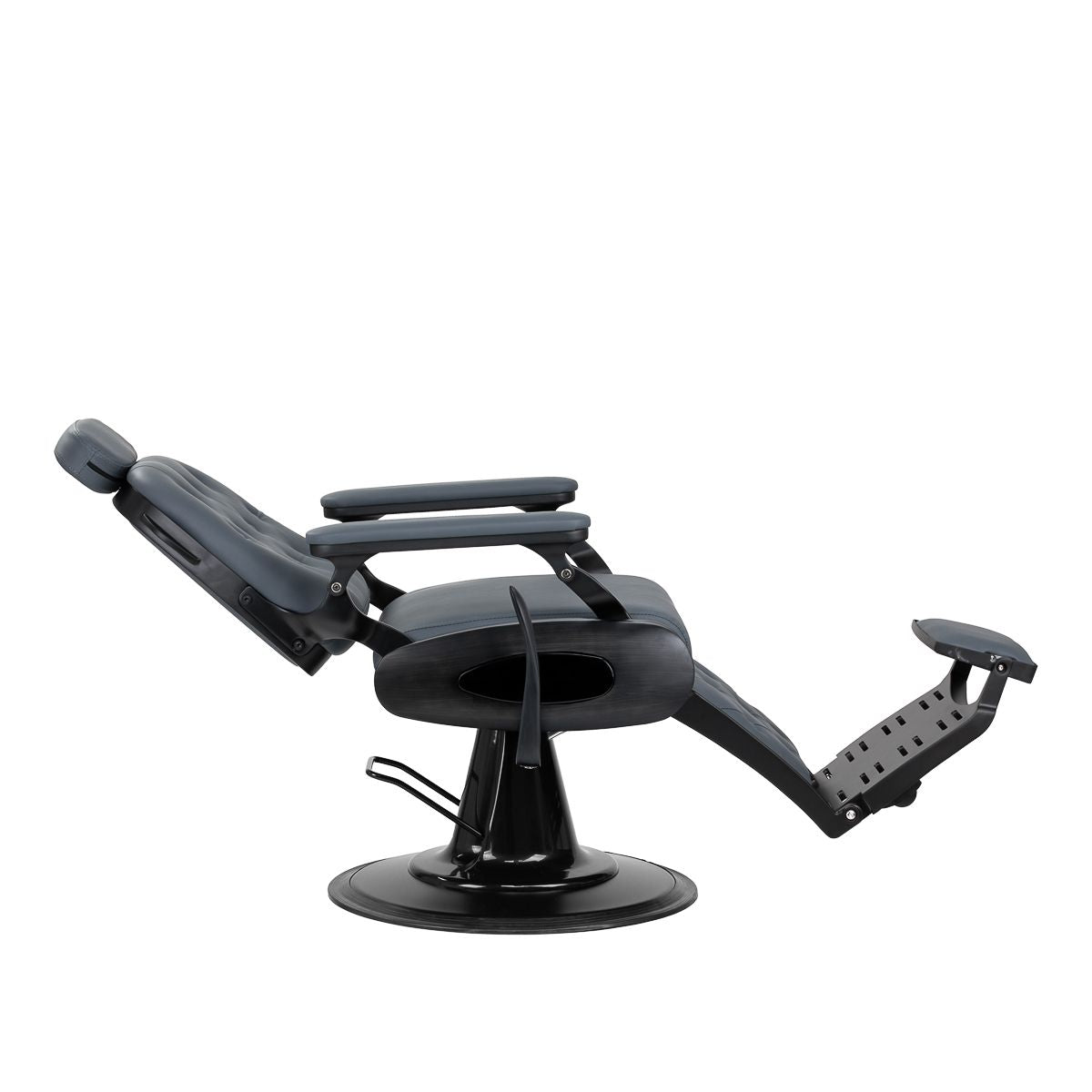 Barberstol Gabbiano Francesco graphite med brushed frame second class