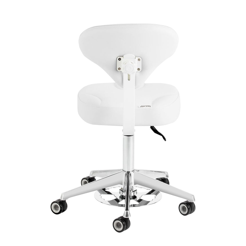Arbeidsstol Azzurro 156-F bump-up snow-hvit