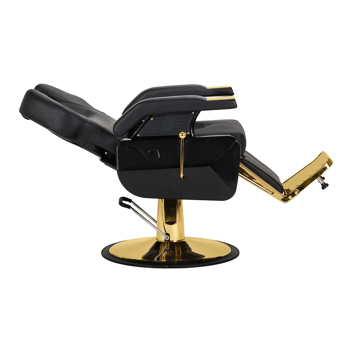 Hair System New York barberstol svart gull