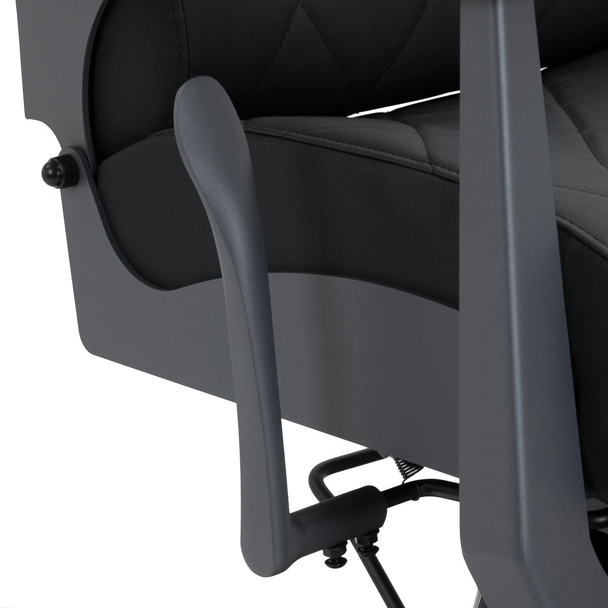 Gabbiano barberstol Bruno med graphite frame svart