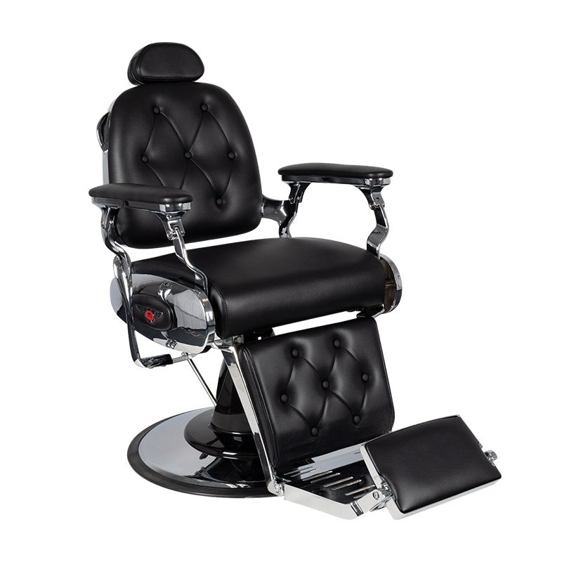 Gabbiano svart barberstol Pietro