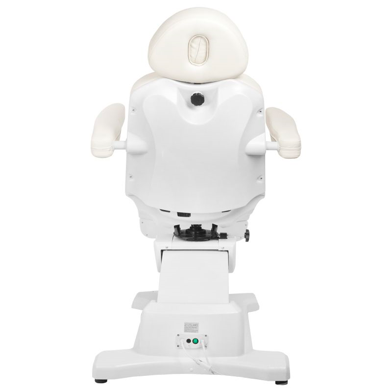 Elektrisk behandlingsstol azzurro 869as pedi 5 motorer roterende hvit