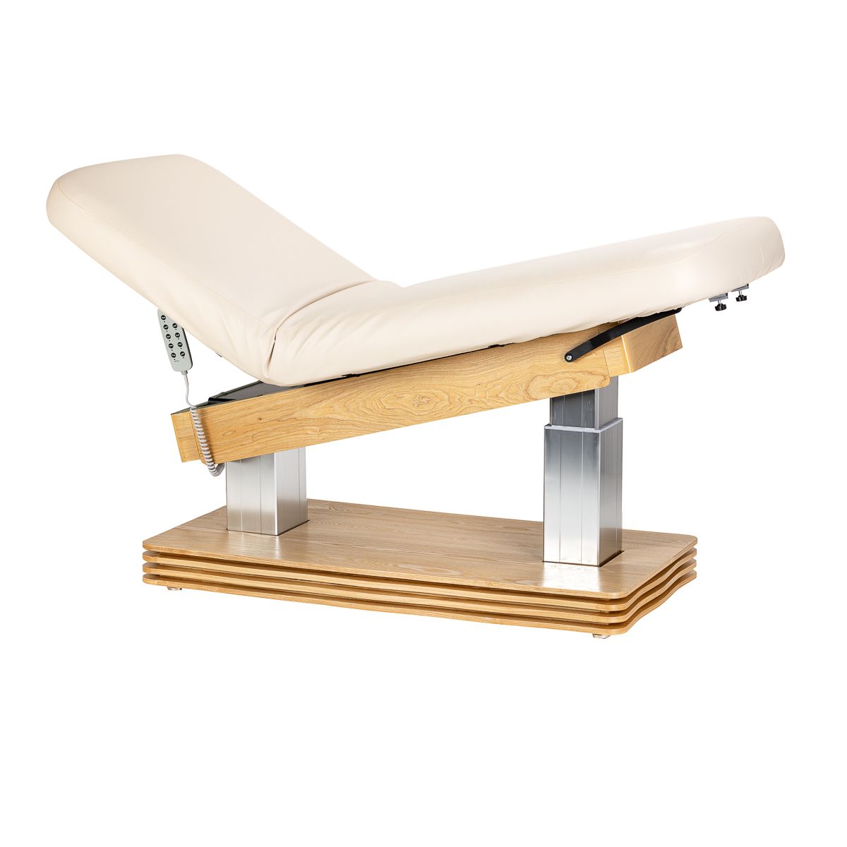 SPA lounger Sillon Comfort kremfarget med lysebrun base