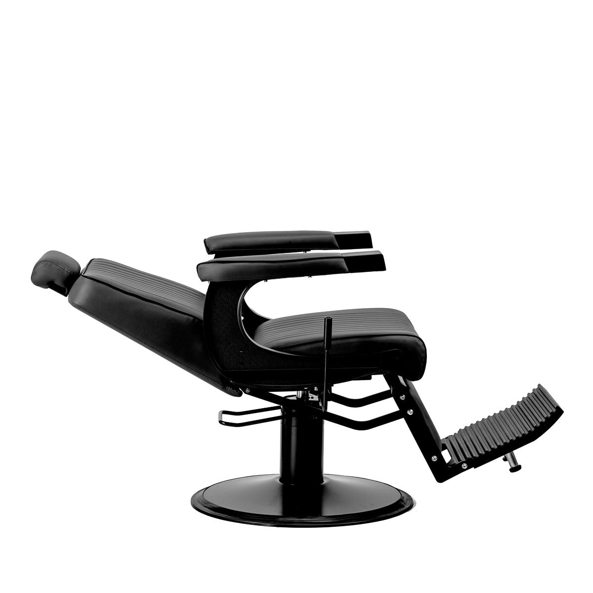 Gabbiano Visionerio barberstol svart med svart frame