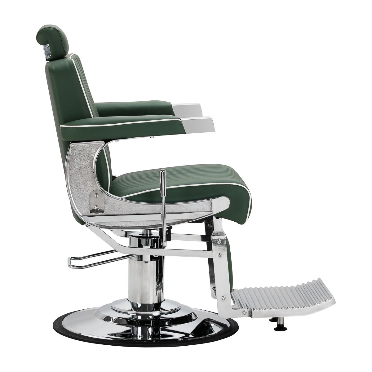 Gabbiano Visionerio barberstol grønn krom frame