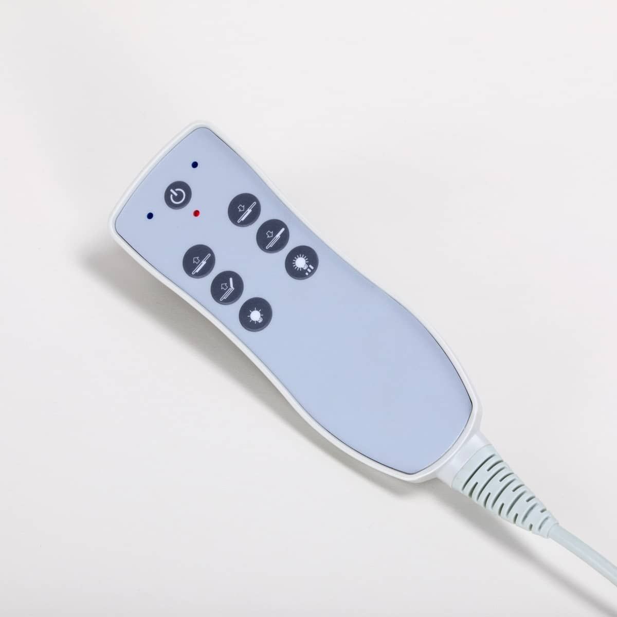 SPA-behandlingsbenk azzurro 815b in shiny hvit