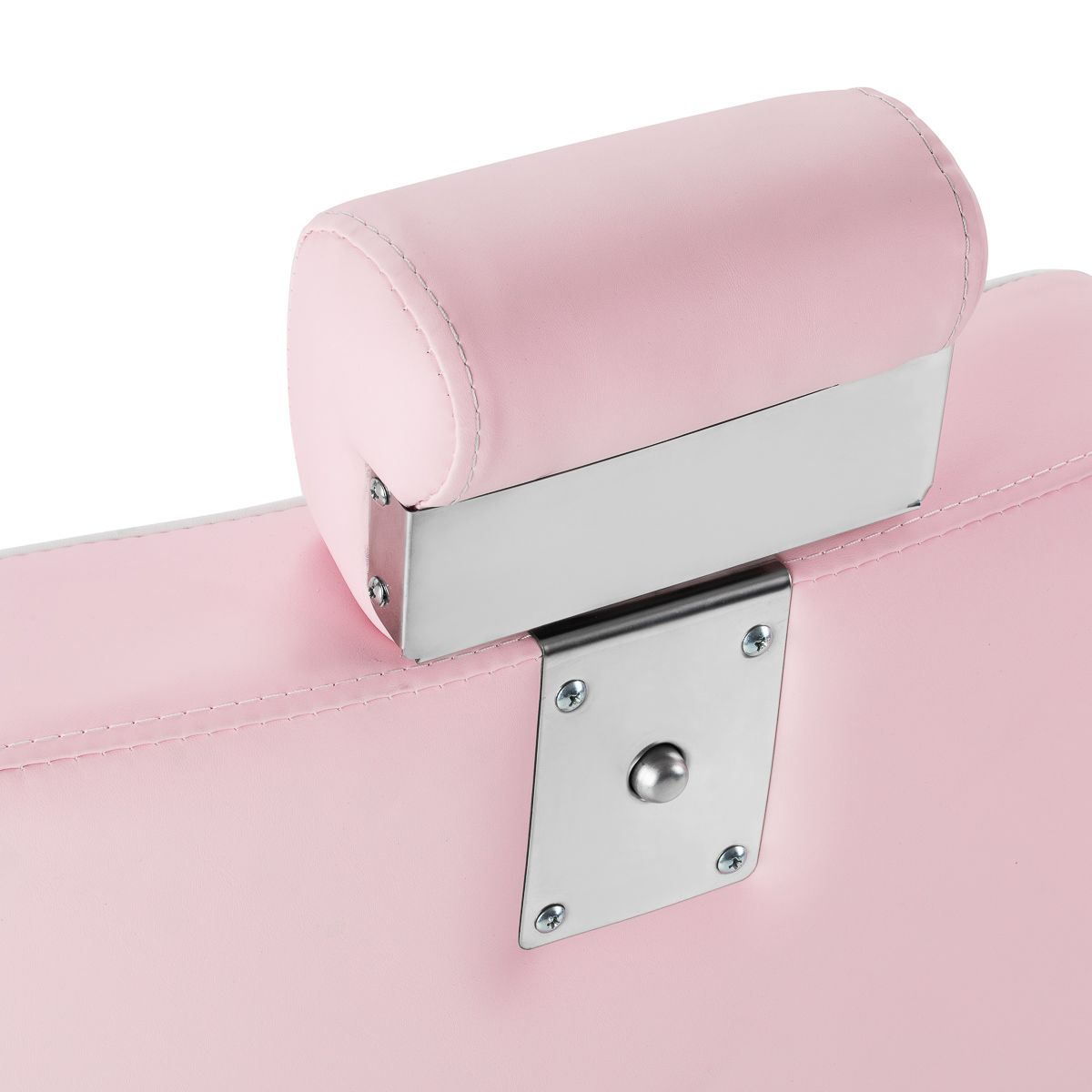 Gabbiano Visionerio barberstol rosa krom frame
