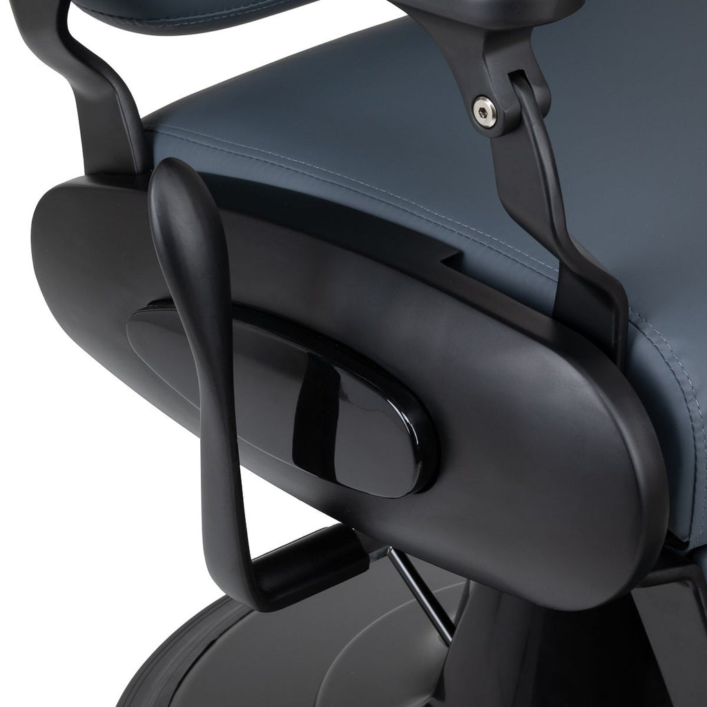 Gabbiano barberstol Francesco svart graphite