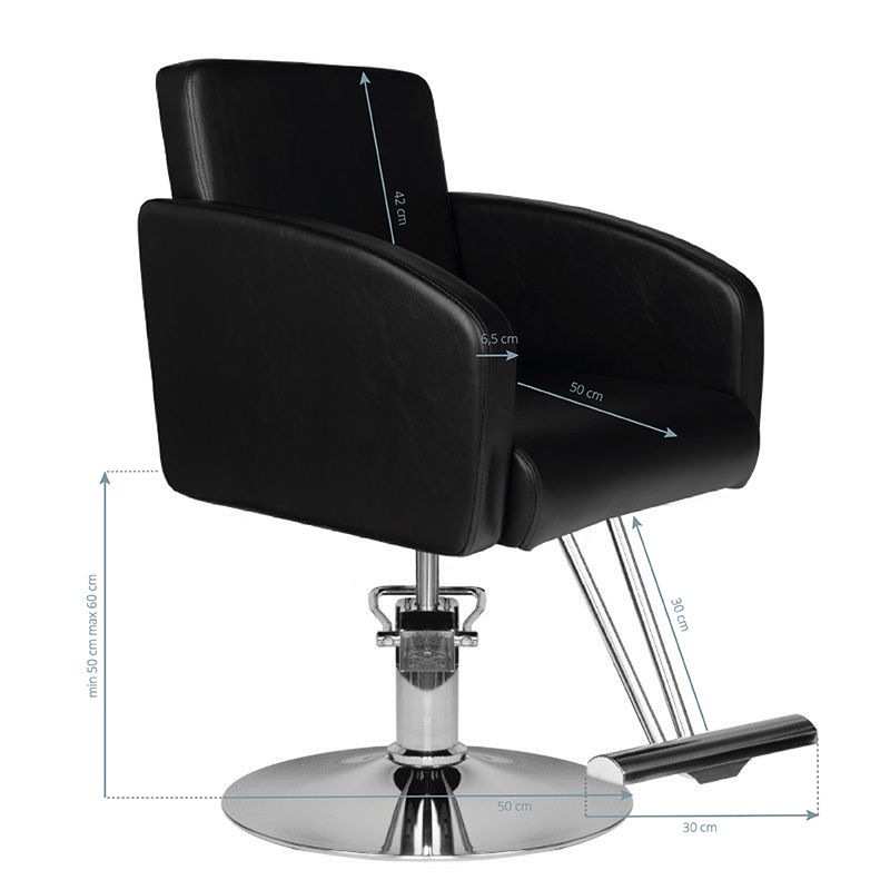 Hair system barberstol hs40 svart