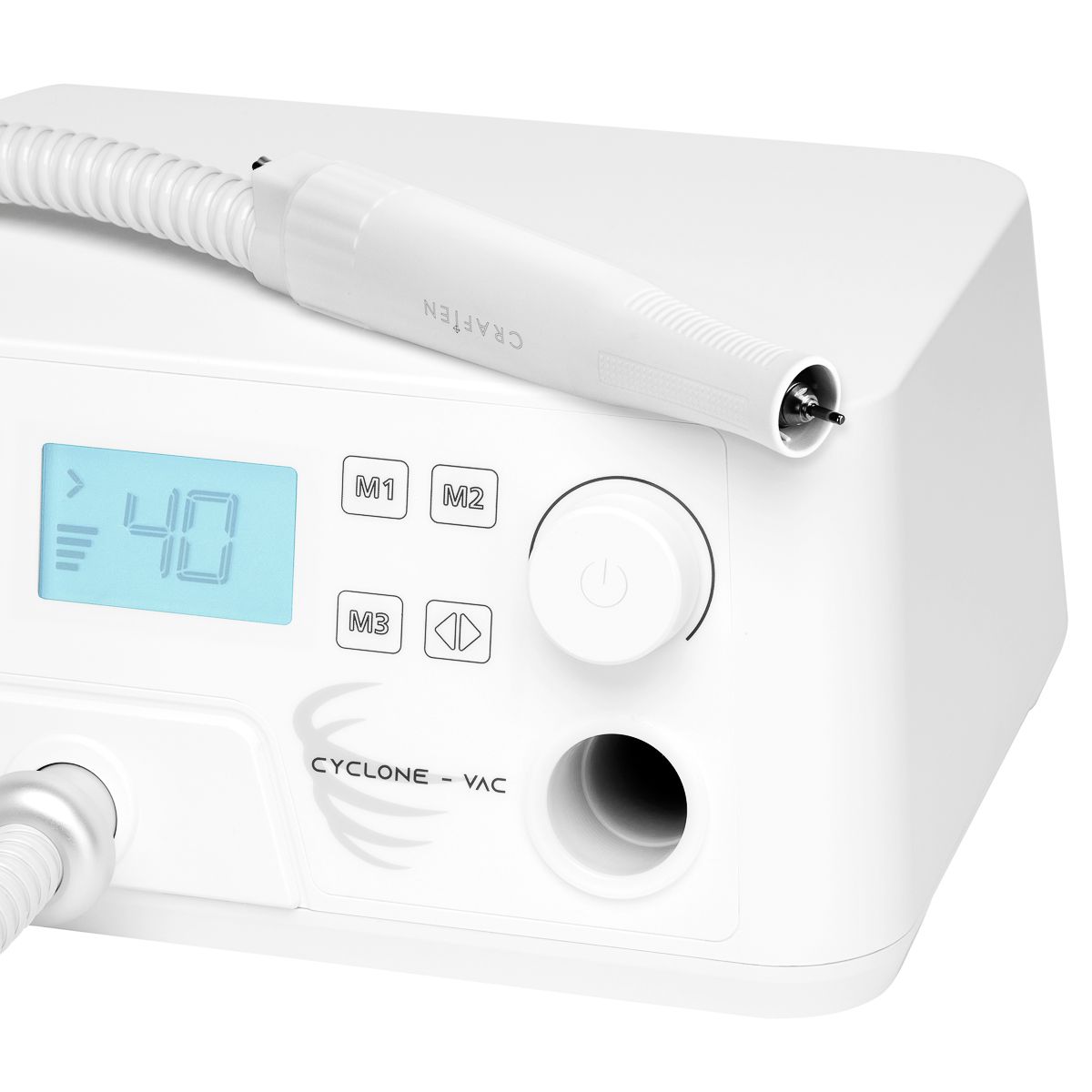 KIT: Saeyang Marathon Cyclone-Vac fotpleie neglefreser med støvavsug + Mini 969 storage enhet