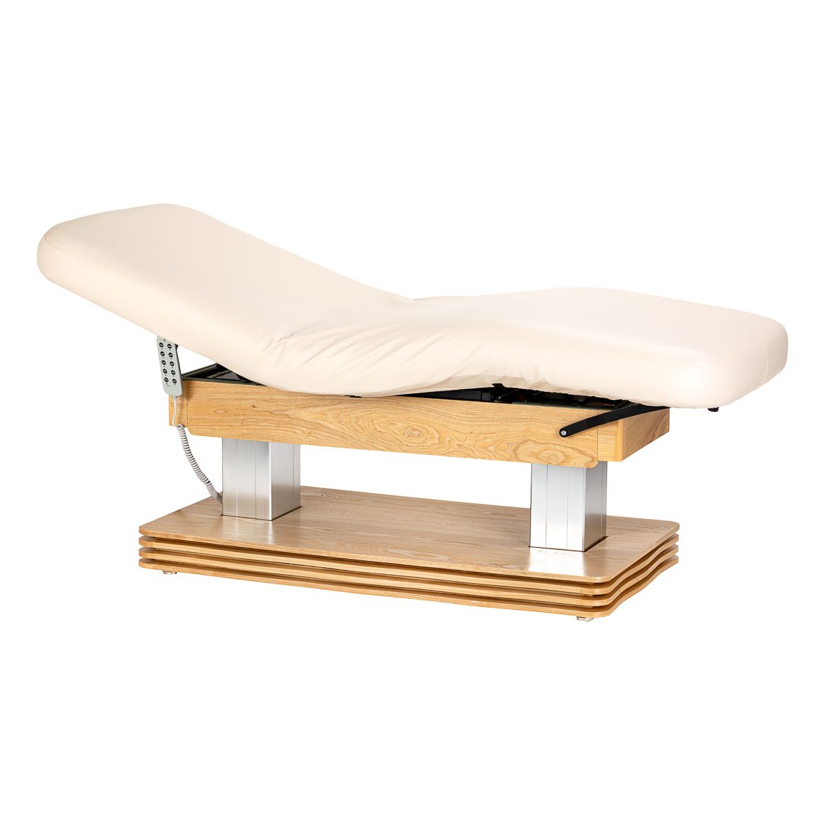 SPA lounger Sillon Comfort kremfarget med lysebrun base