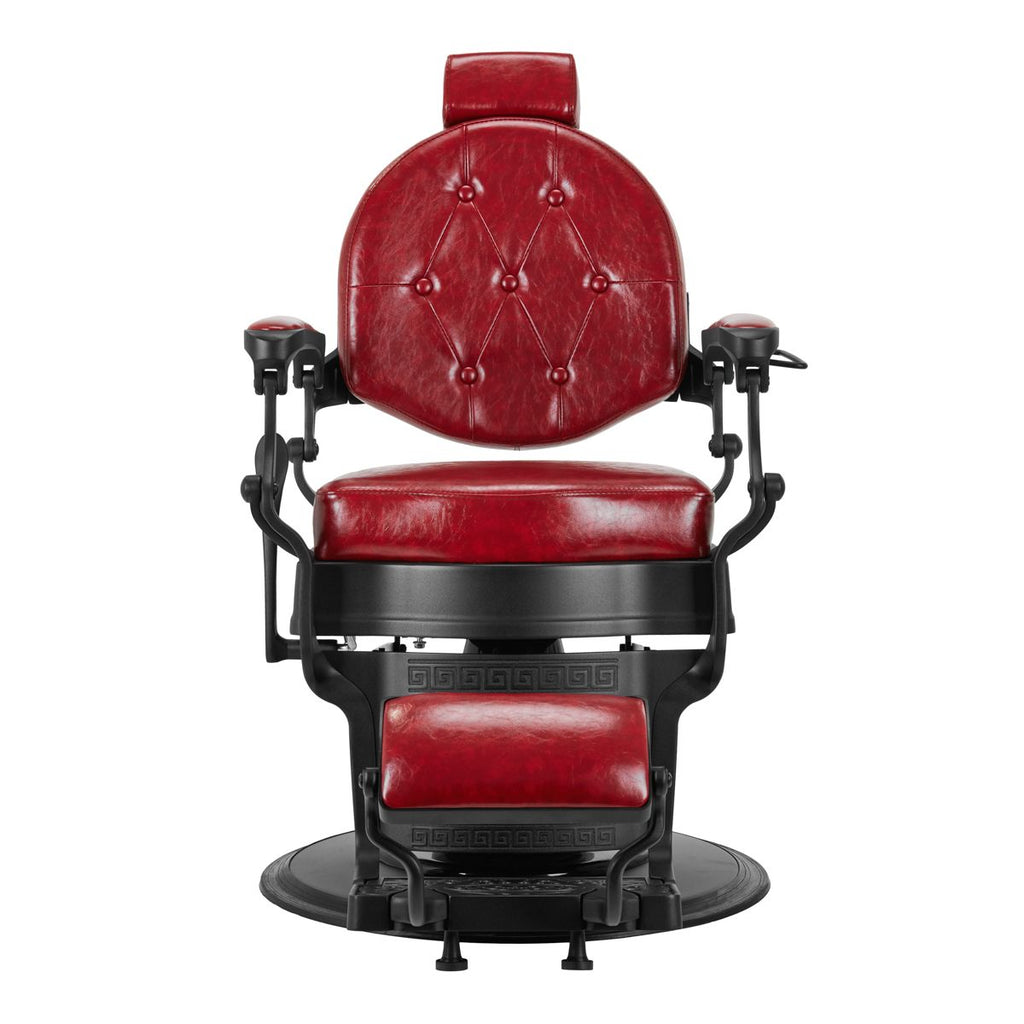 Barberstol President rød