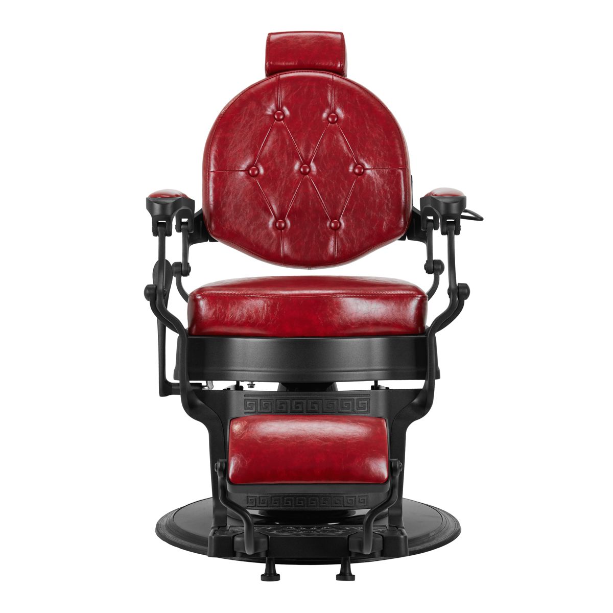 Barberstol President rød