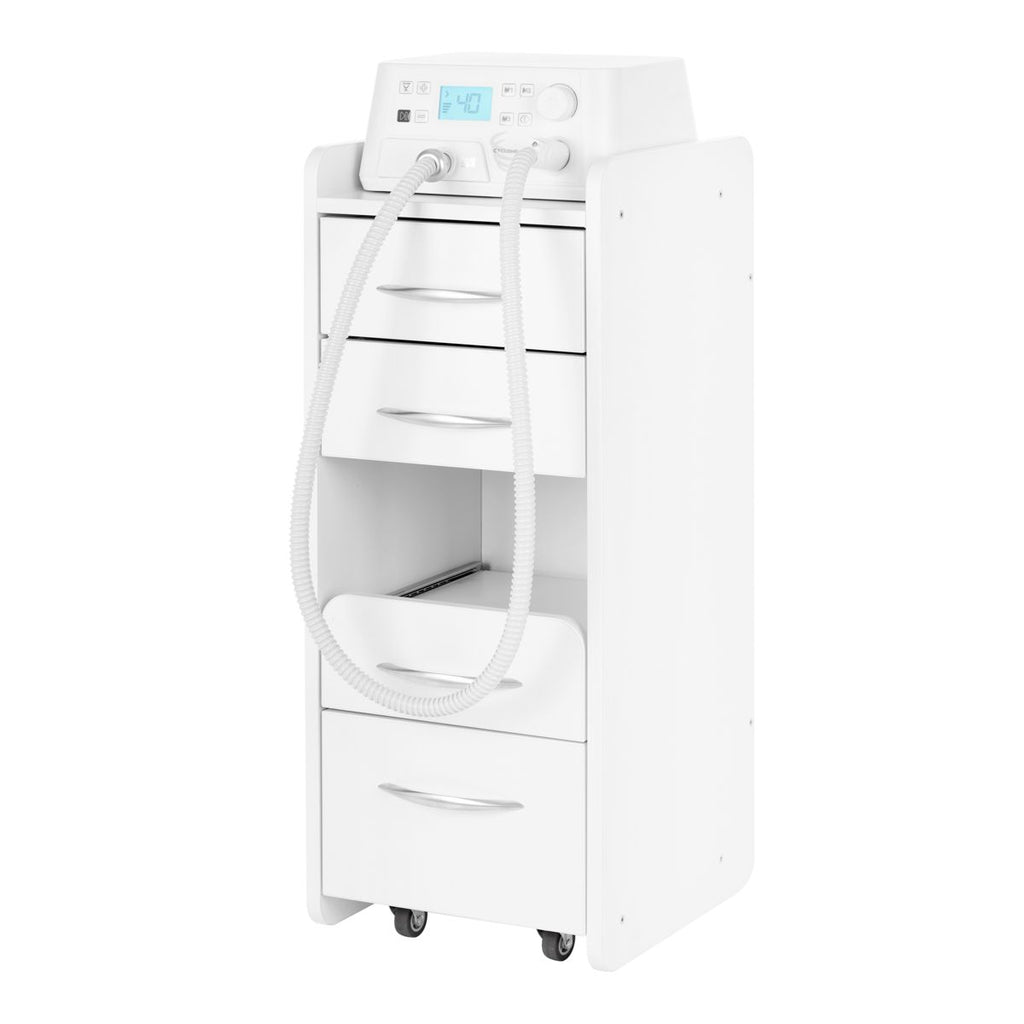 KIT: Saeyang Marathon Cyclone-Vac fotpleie neglefreser med støvavsug + Mini 969 storage enhet