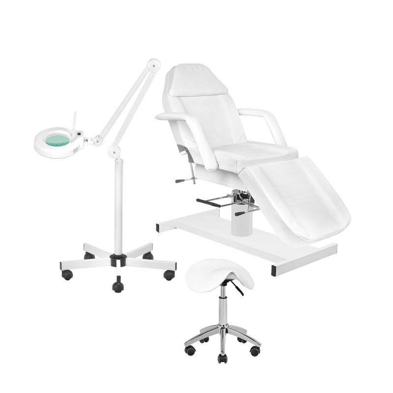 Set of armchair 210 + led lupelampe S5 + arbeidsstol 302