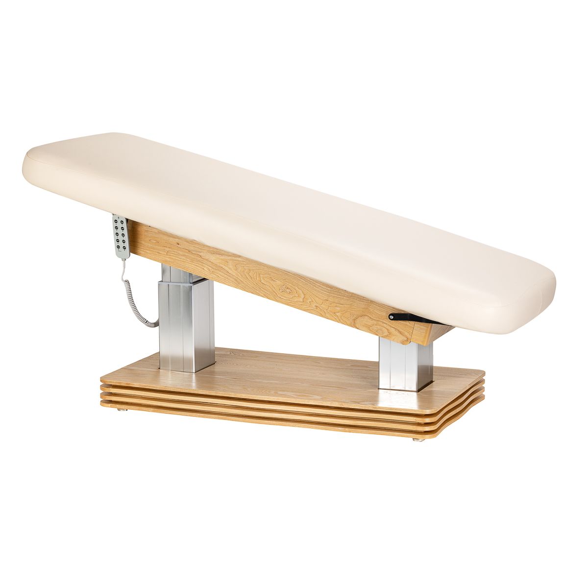 SPA lounger Sillon Comfort kremfarget med lysebrun base