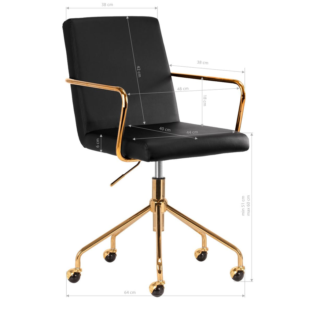 Behandlingsstol QS-OF211G svart
