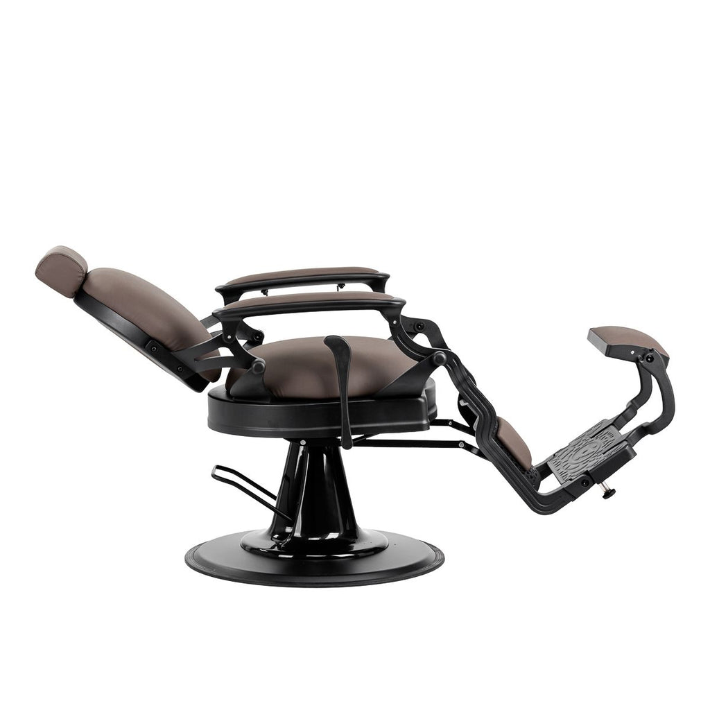 Barberstol Gabbiano Niccolo brun buttonless