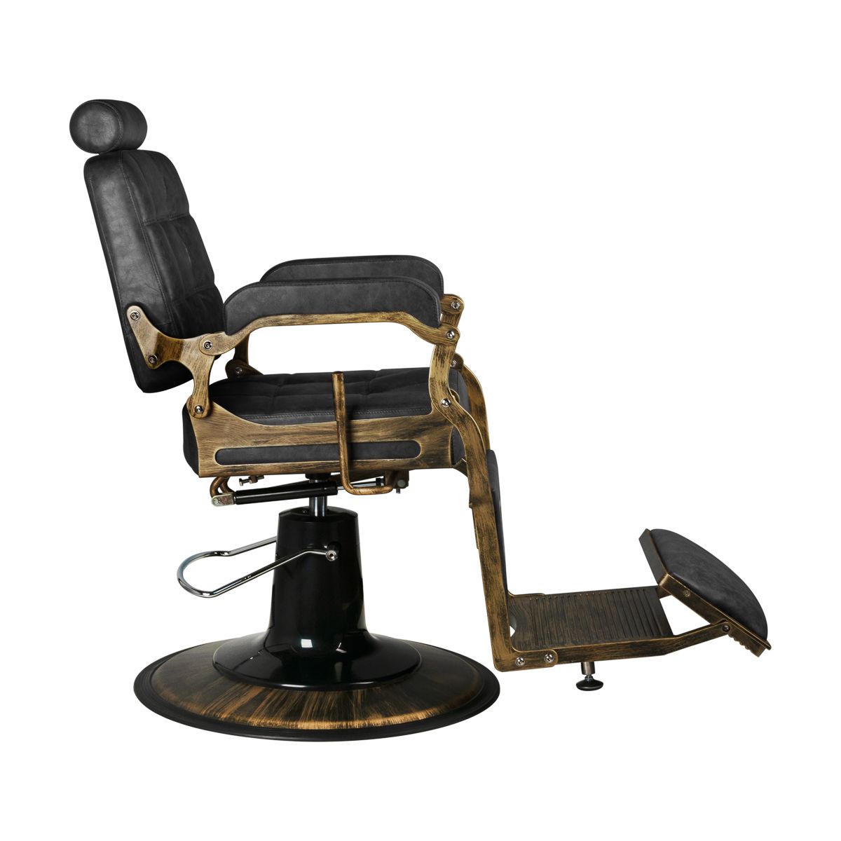 Gabbiano barberstol Boss Old skinn svart