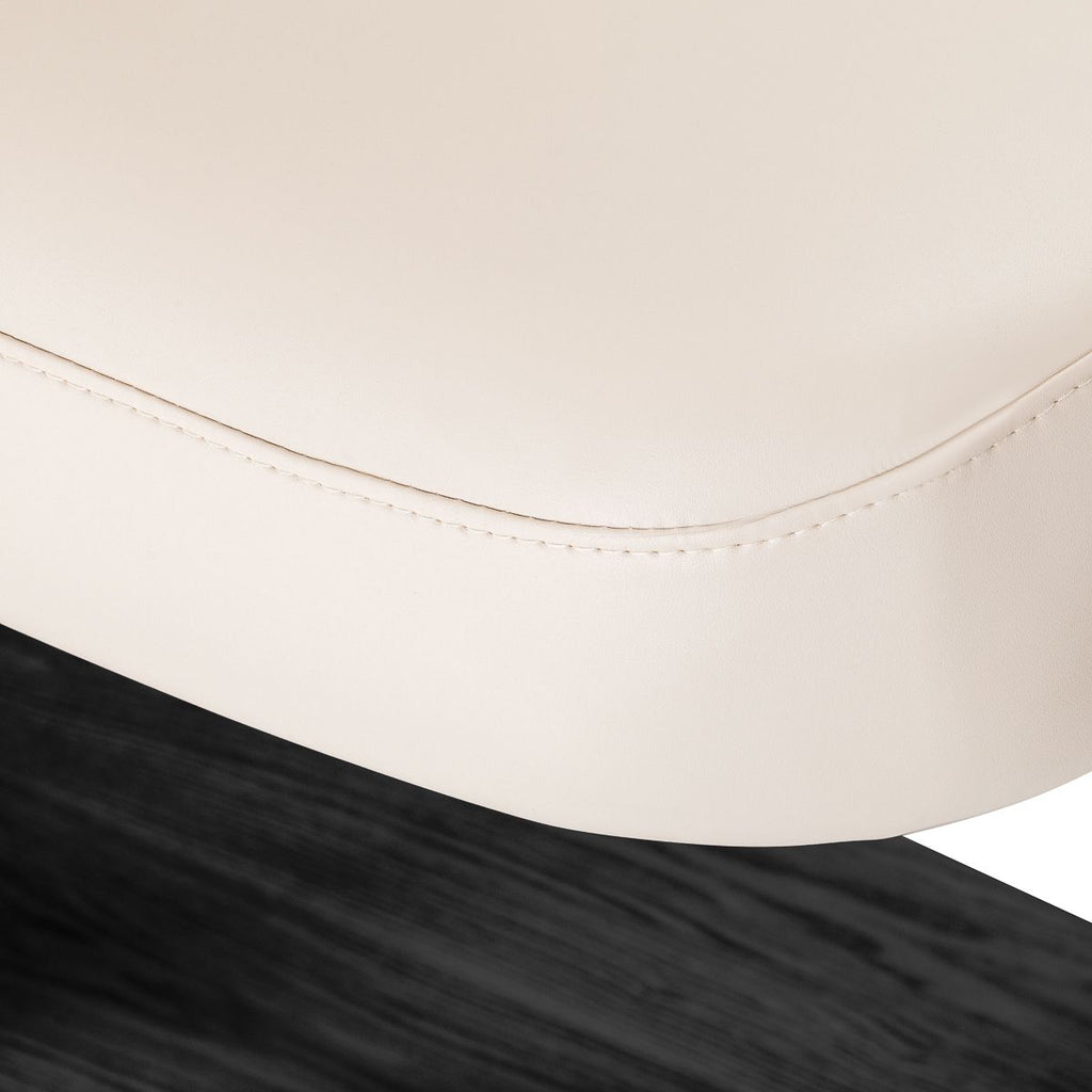 SPA lounger Sillon Relax kremfarget med svart base