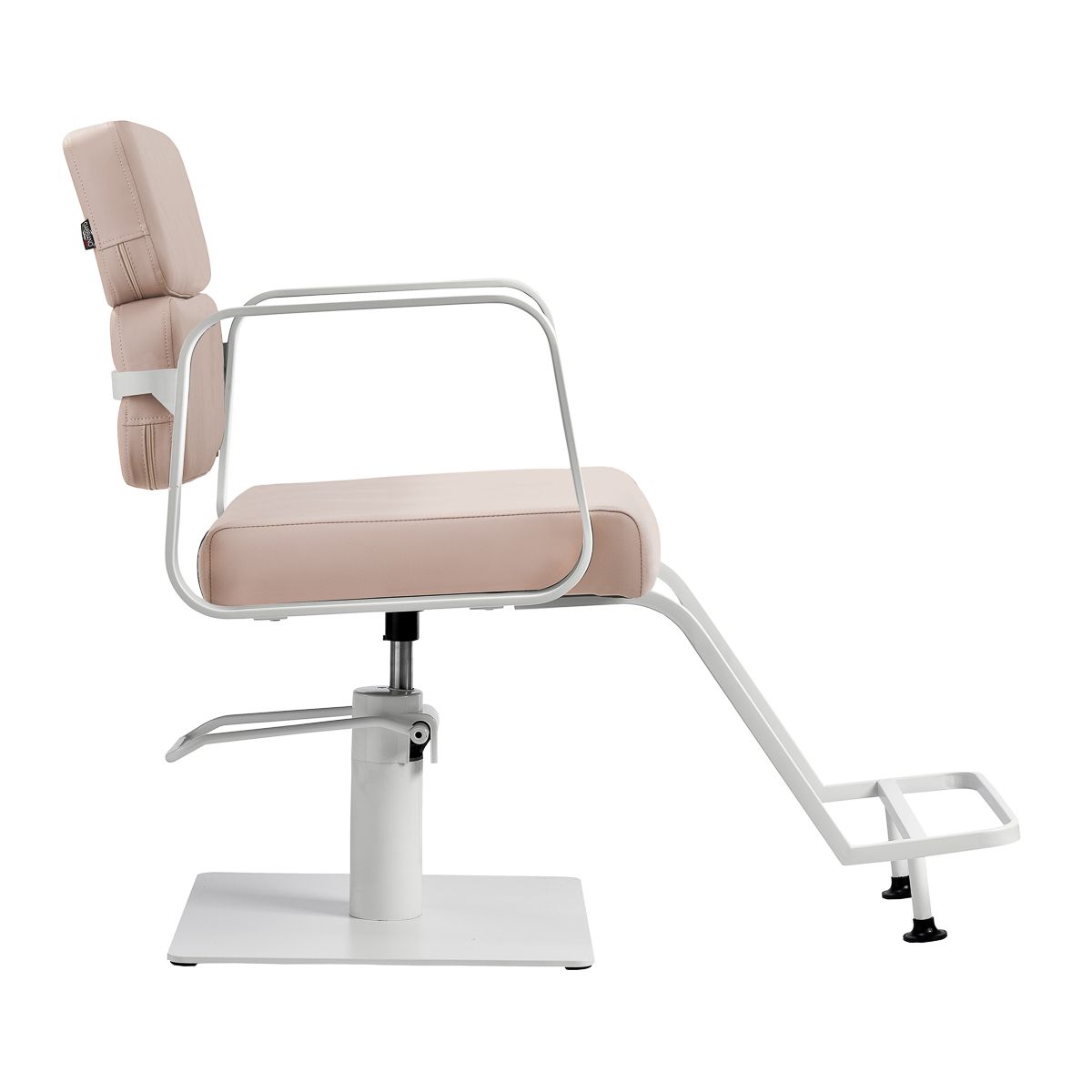 Gabbiano frisørstol Porto hvit beige