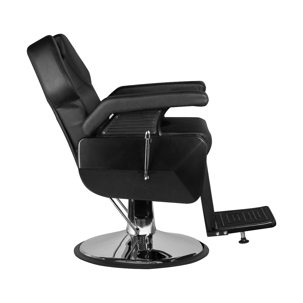 Hair system New York barberstol svart krom