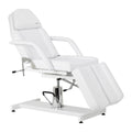 Hydraulisk pedikyr beauty stol Sillon 210 med rocking function og split footrest hvit