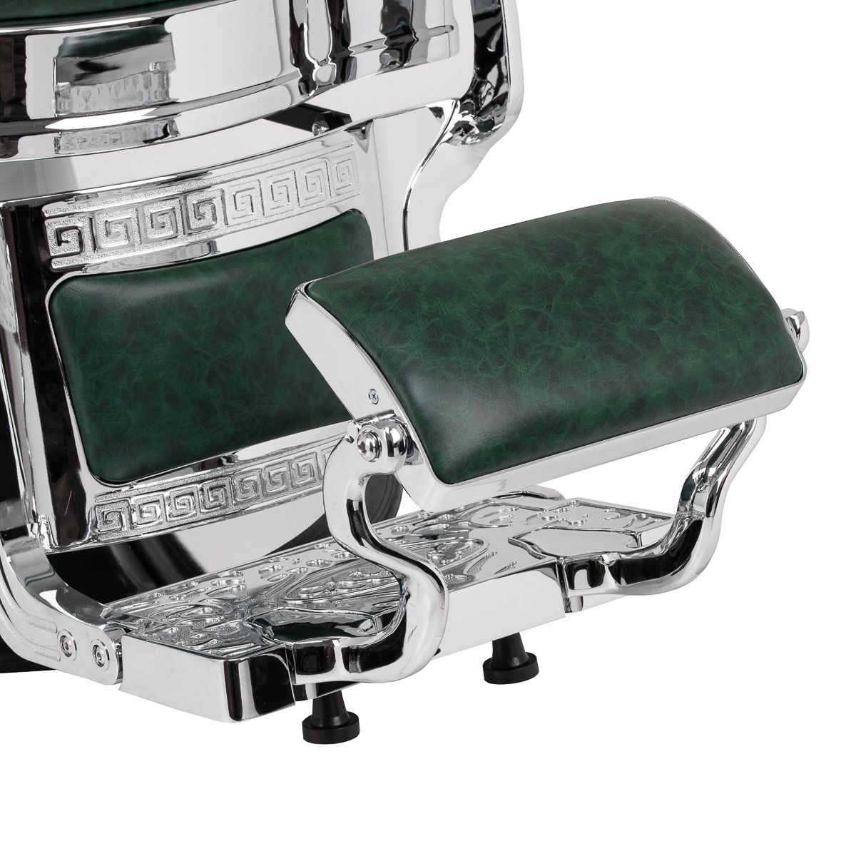 Barberstol Gabbiano President grønn Chrom