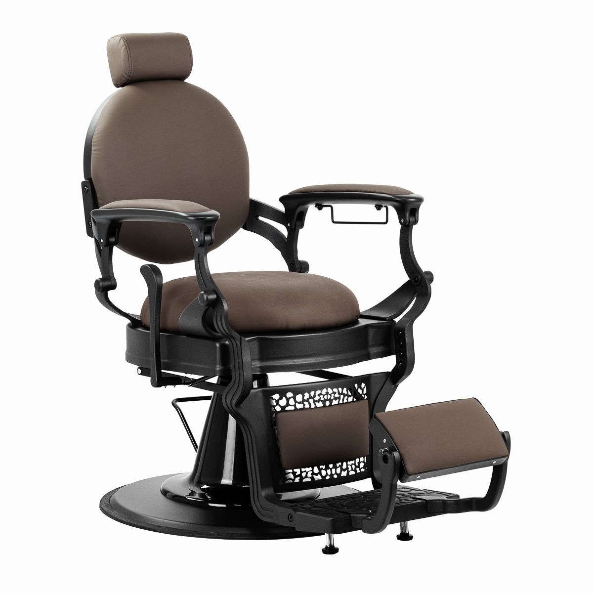 Barberstol Gabbiano Niccolo brun buttonless