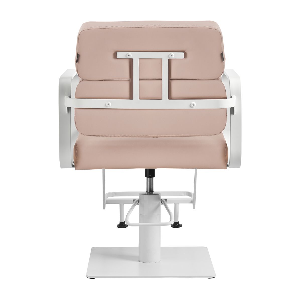 Gabbiano frisørstol Porto hvit beige